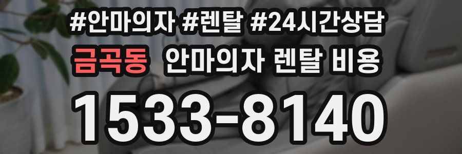 금곡동 안마의자 렌탈 비용