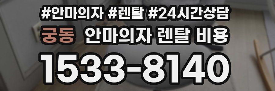 궁동 안마의자 렌탈 비용