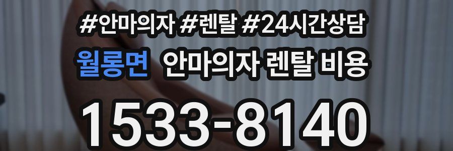 월롱면 안마의자 렌탈 비용