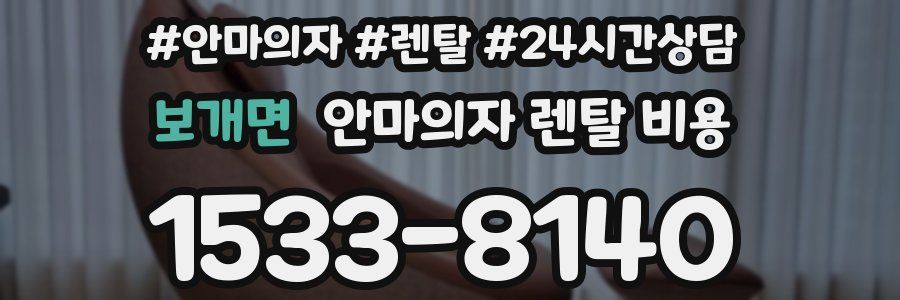 보개면 안마의자 렌탈 비용