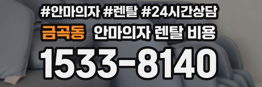 금곡동 안마의자 렌탈 비용