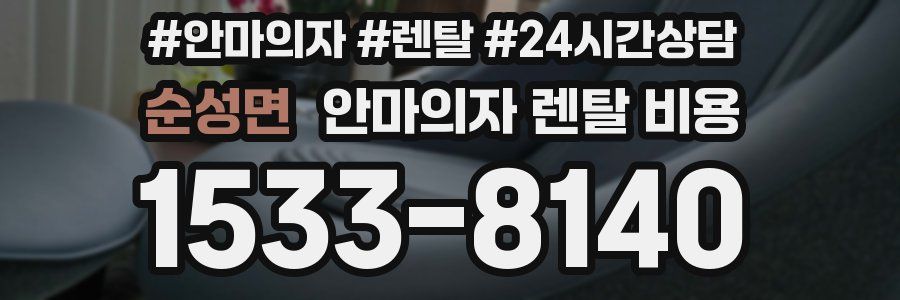 순성면 안마의자 렌탈 비용