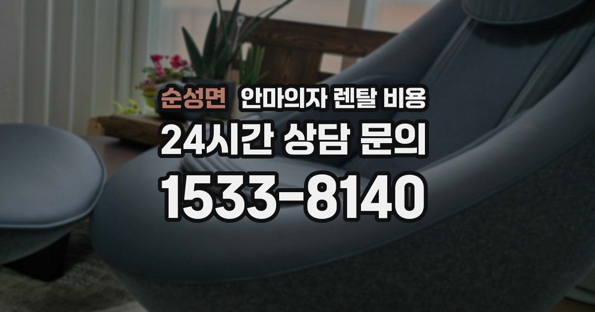 순성면 안마의자 렌탈 비용