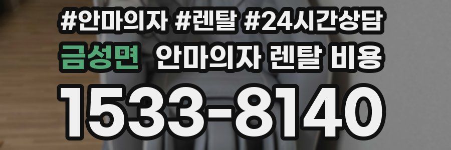 금성면 안마의자 렌탈 비용