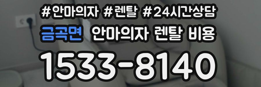 금곡면 안마의자 렌탈 비용