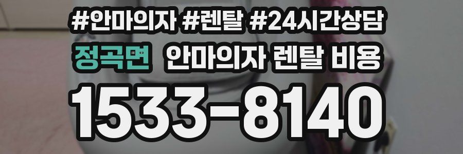 정곡면 안마의자 렌탈 비용