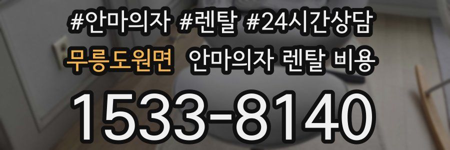 무릉도원면 안마의자 렌탈 비용