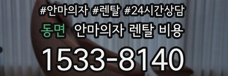 동면 안마의자 렌탈 비용