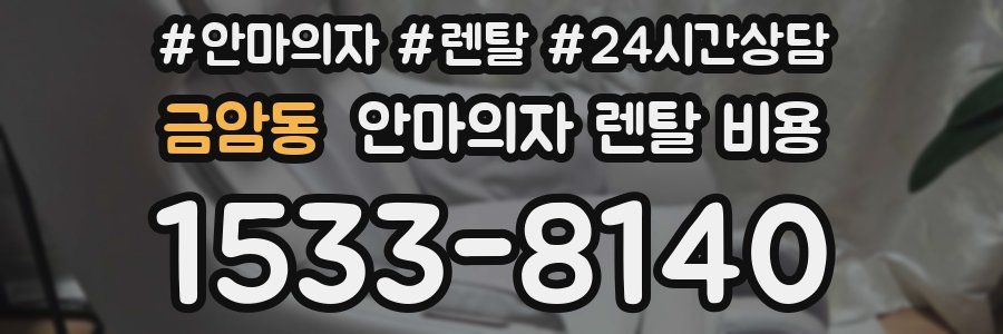 금암동 안마의자 렌탈 비용