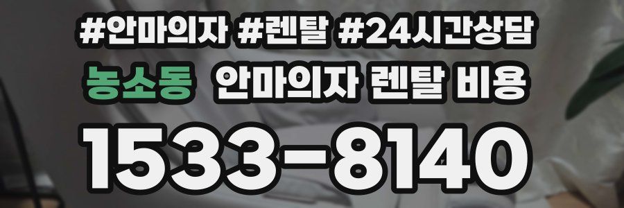 농소동 안마의자 렌탈 비용