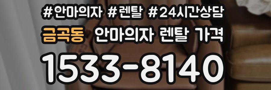 금곡동 안마의자 렌탈 가격
