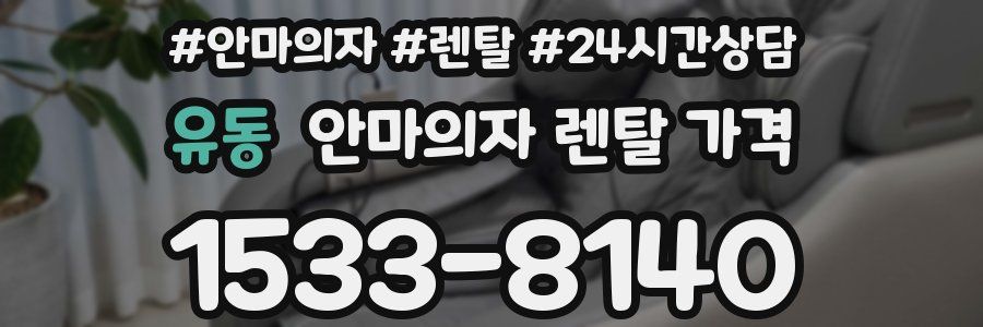 유동 안마의자 렌탈 가격