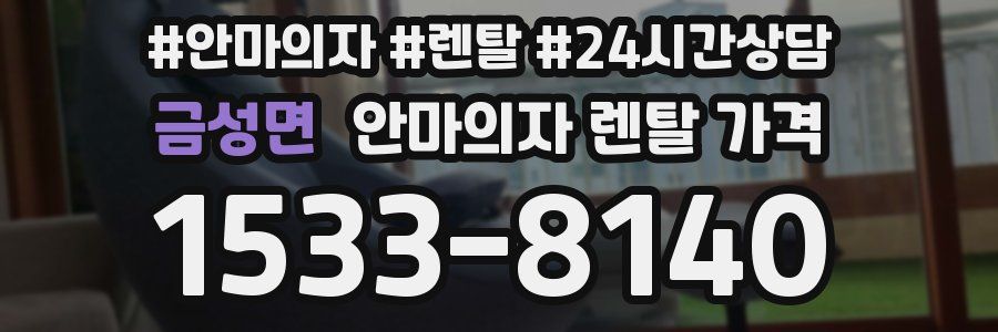금성면 안마의자 렌탈 가격