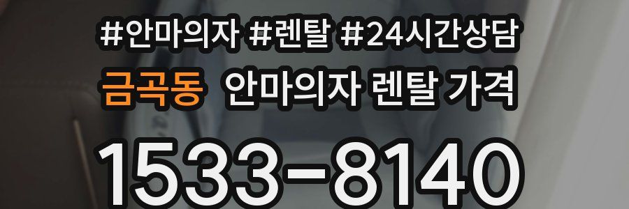 금곡동 안마의자 렌탈 가격