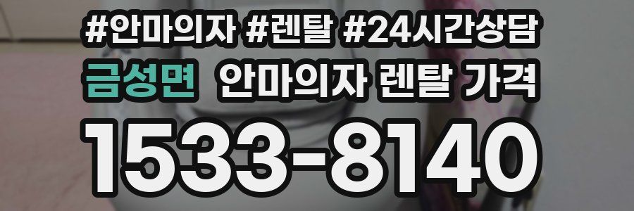금성면 안마의자 렌탈 가격
