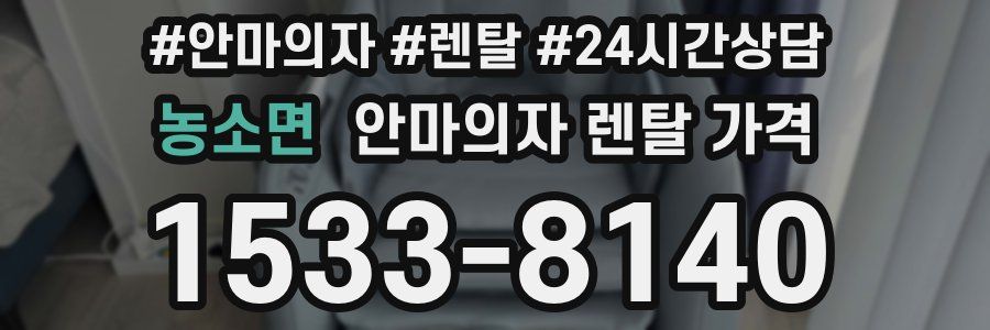 농소면 안마의자 렌탈 가격