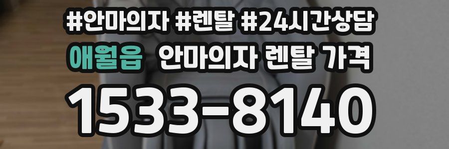 애월읍 안마의자 렌탈 가격