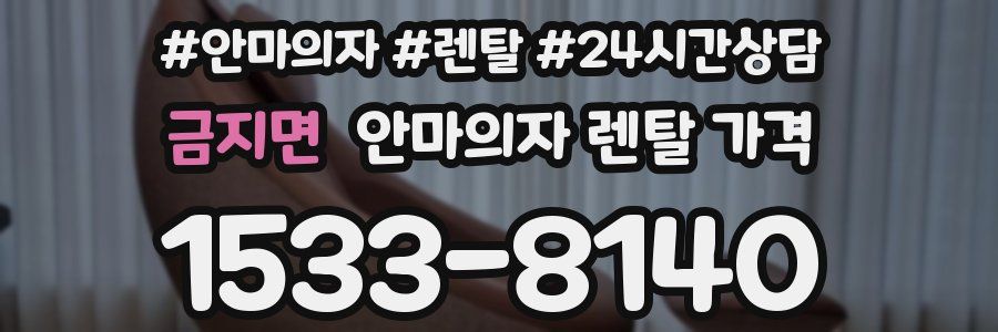 금지면 안마의자 렌탈 가격