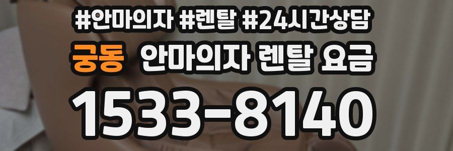 궁동 안마의자 렌탈 요금
