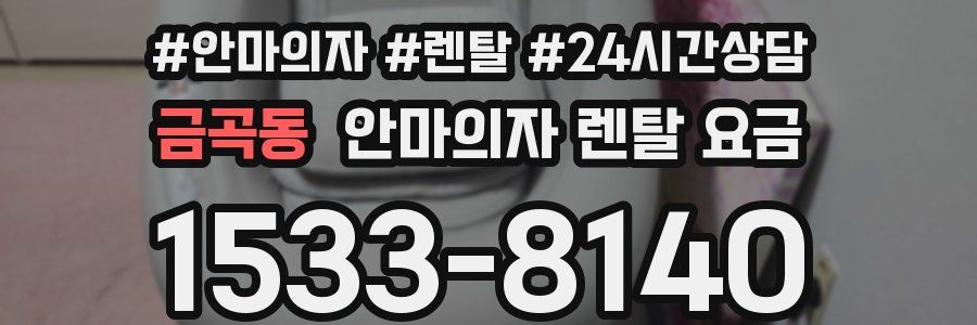 금곡동 안마의자 렌탈 요금