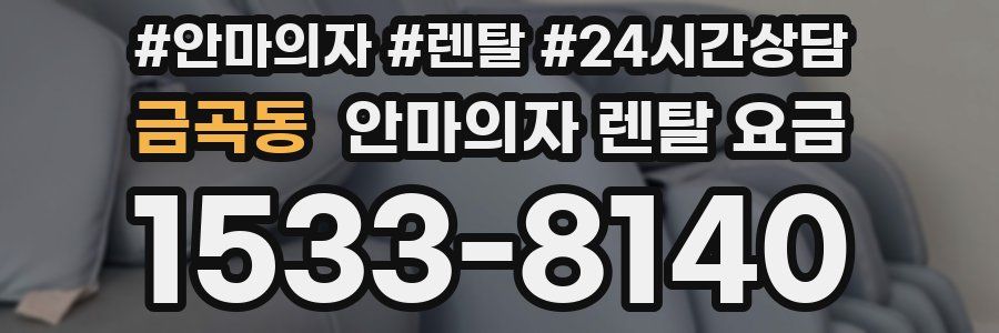 금곡동 안마의자 렌탈 요금