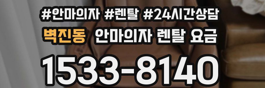 벽진동 안마의자 렌탈 요금