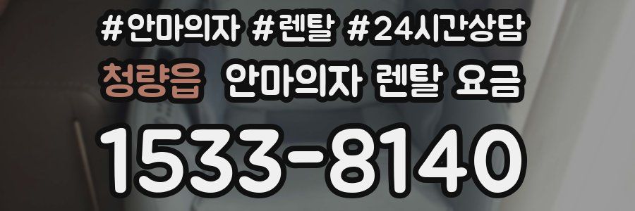 청량읍 안마의자 렌탈 요금