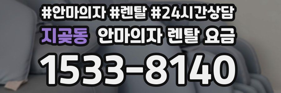 지곶동 안마의자 렌탈 요금