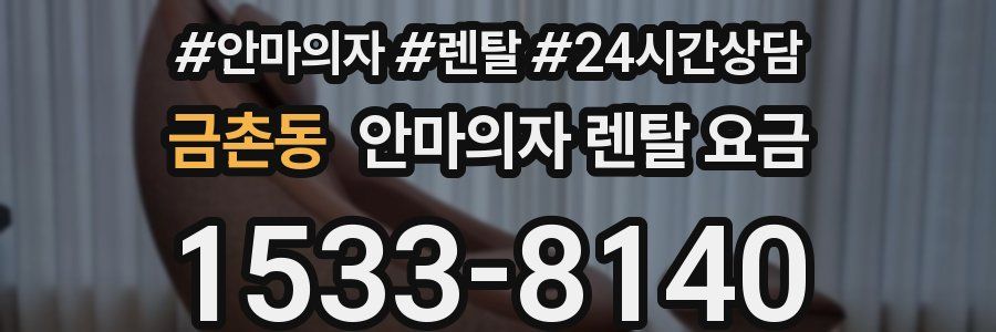 금촌동 안마의자 렌탈 요금