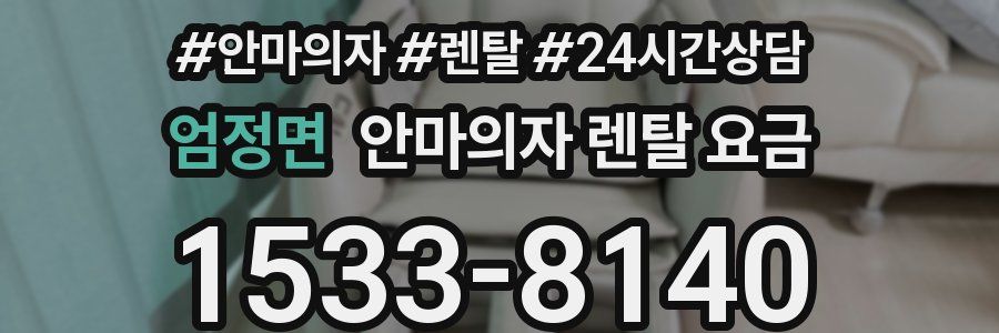엄정면 안마의자 렌탈 요금
