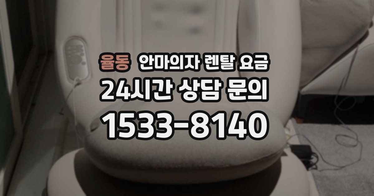 율동 안마의자 렌탈 요금
