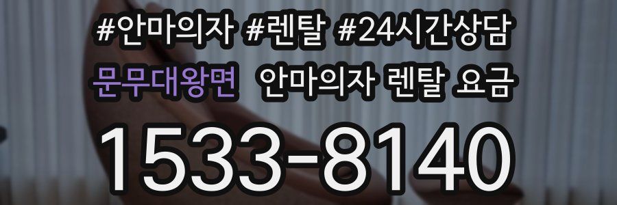 문무대왕면 안마의자 렌탈 요금