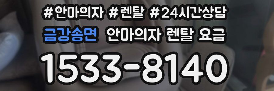 금강송면 안마의자 렌탈 요금