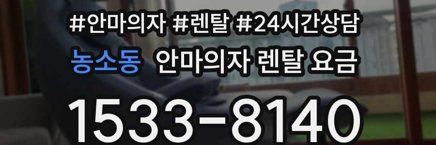 농소동 안마의자 렌탈 요금