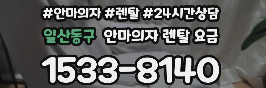 일산동구 안마의자 렌탈 요금