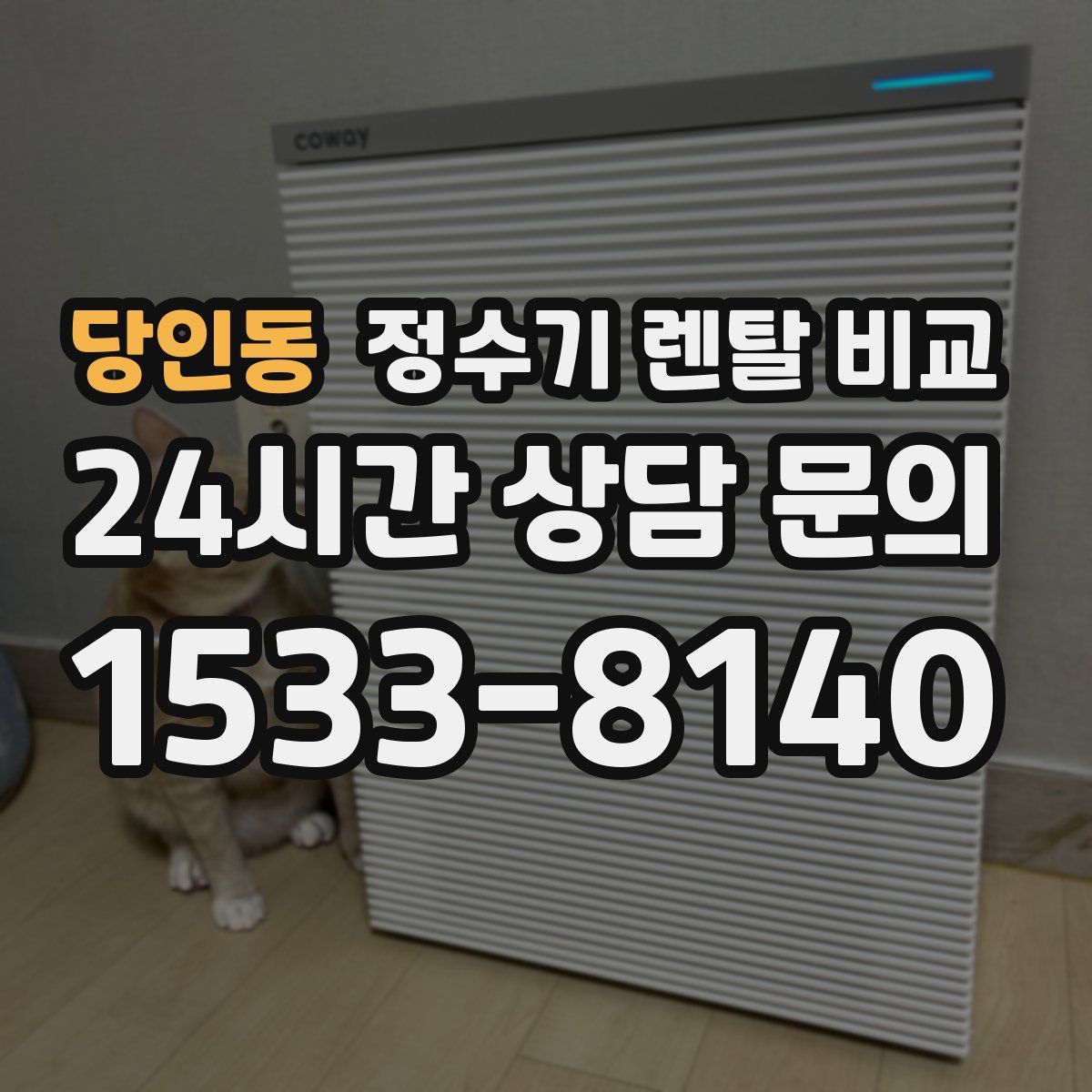 당인동 정수기 렌탈 비교