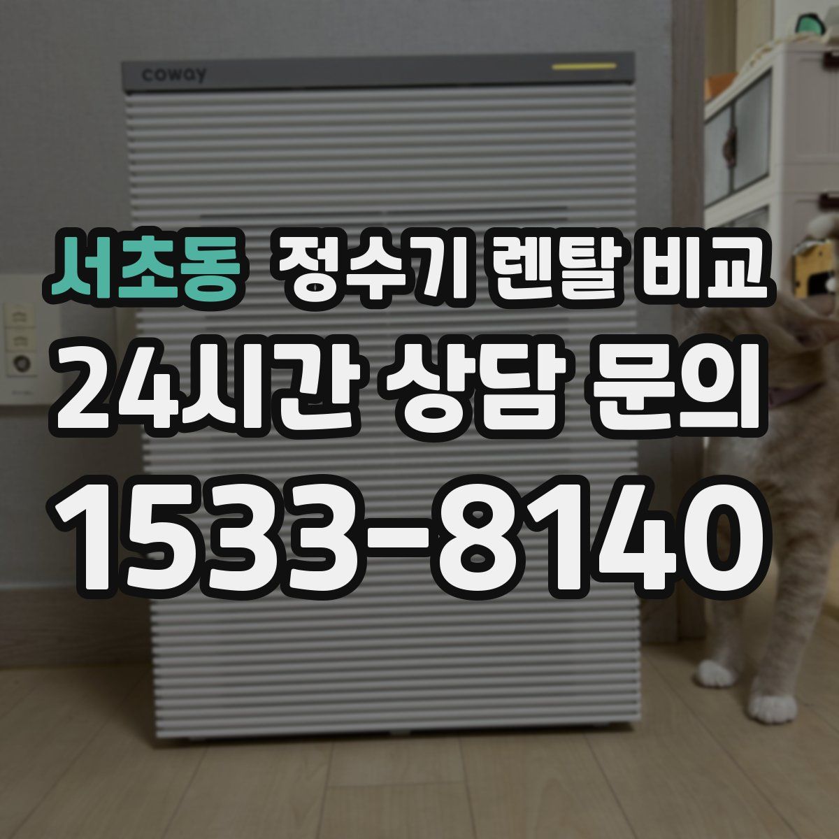서초동 정수기 렌탈 비교