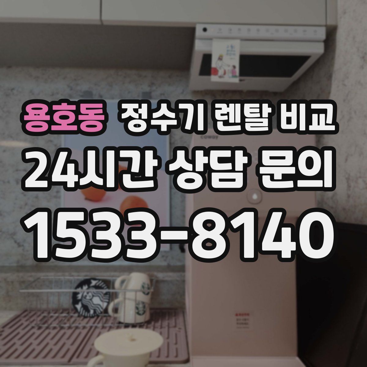 용호동 정수기 렌탈 비교
