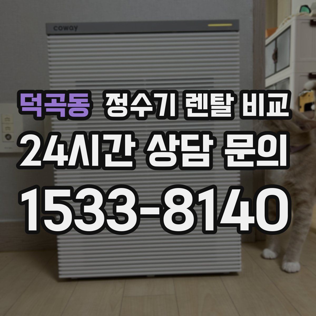 덕곡동 정수기 렌탈 비교