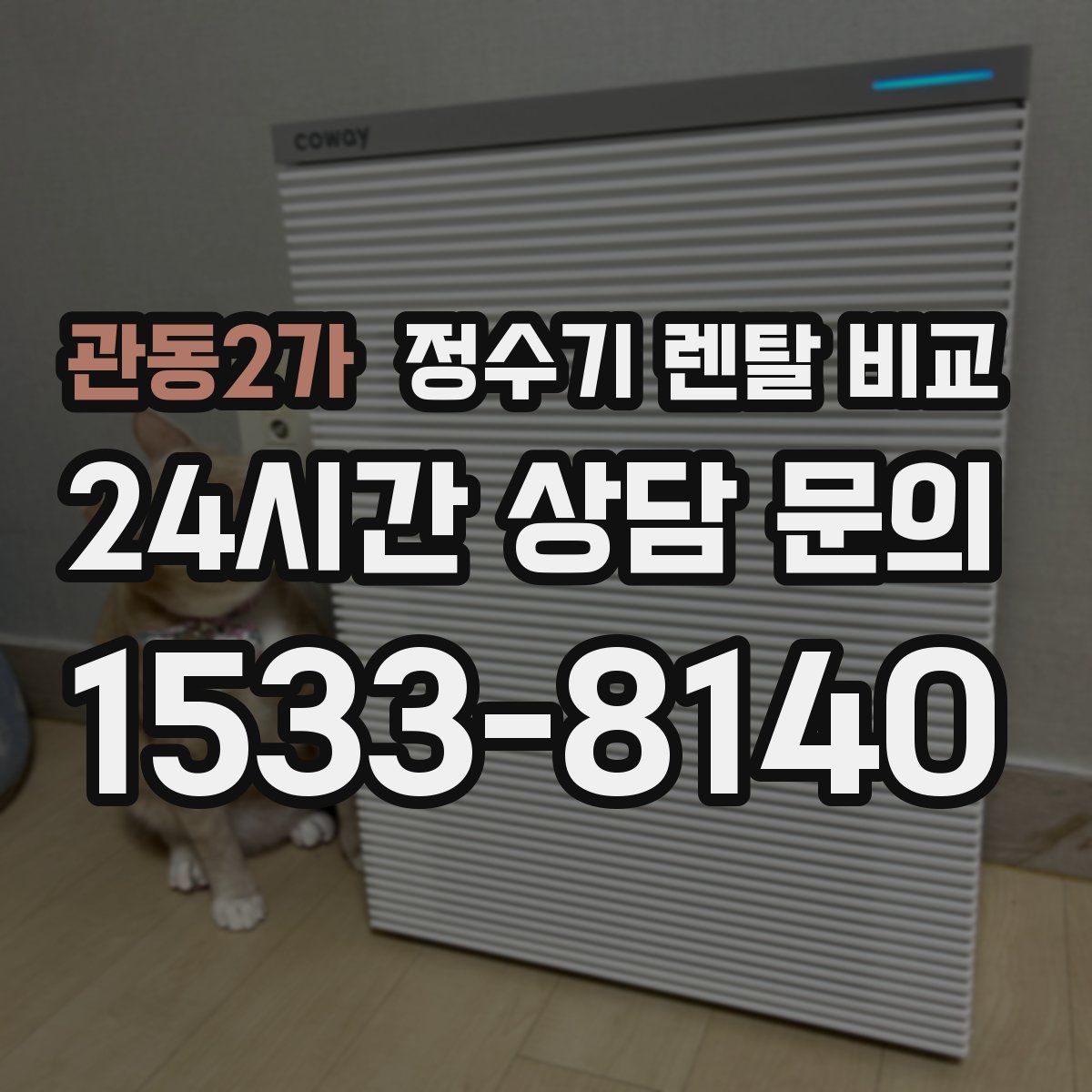 관동2가 정수기 렌탈 비교