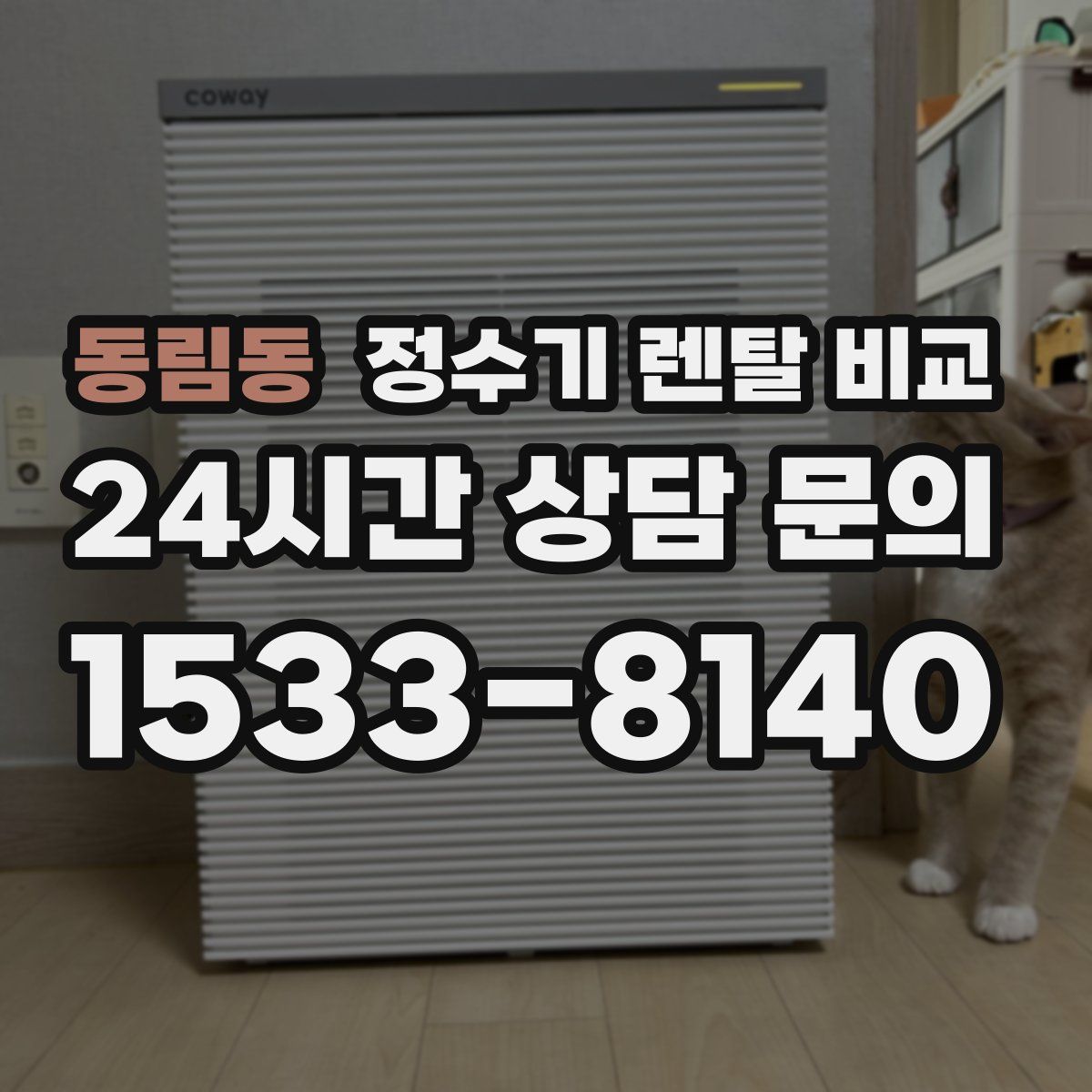 동림동 정수기 렌탈 비교