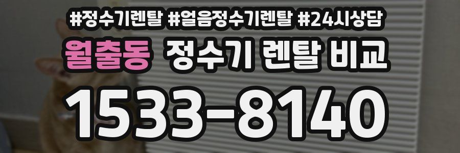 월출동 정수기 렌탈 비교