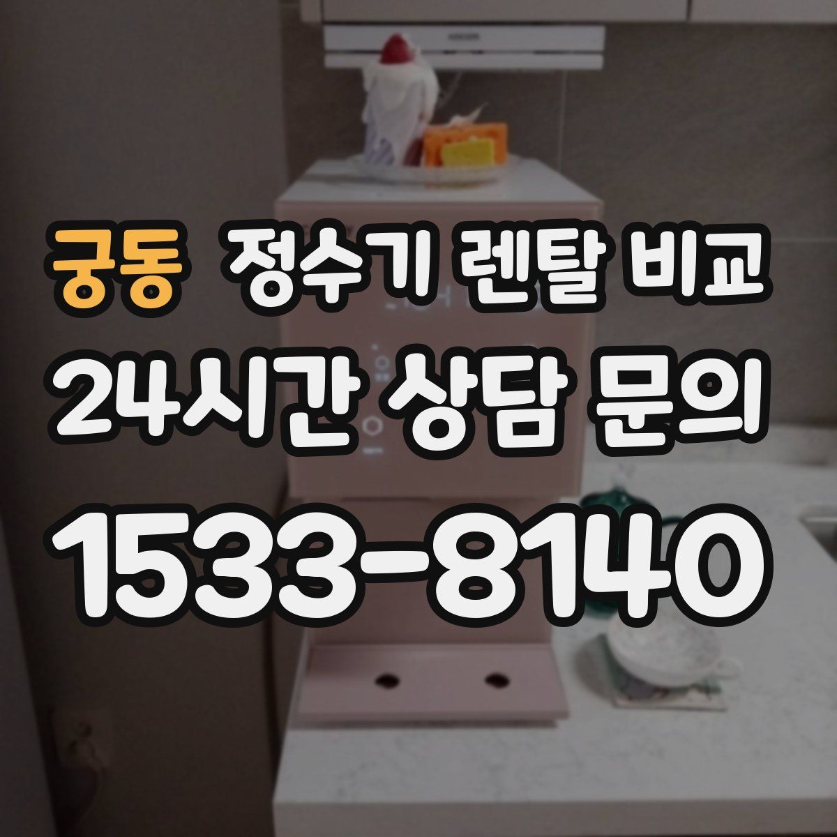 궁동 정수기 렌탈 비교
