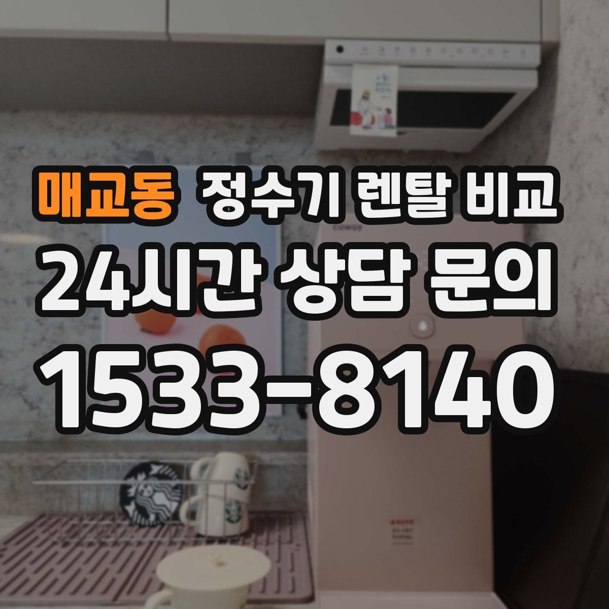 매교동 정수기 렌탈 비교