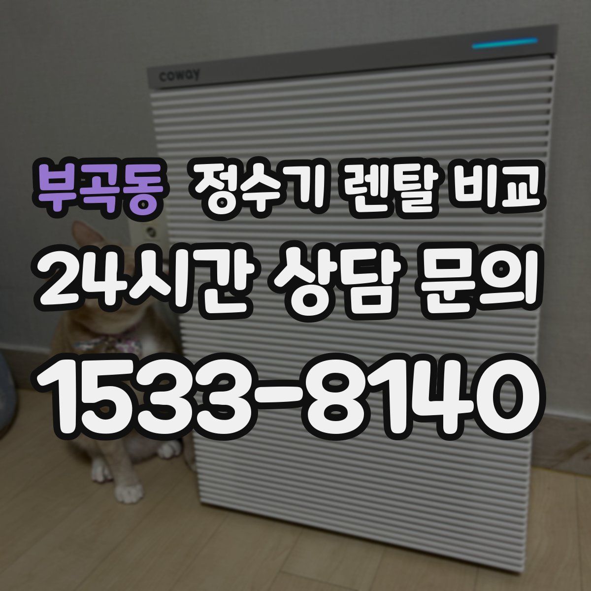 부곡동 정수기 렌탈 비교