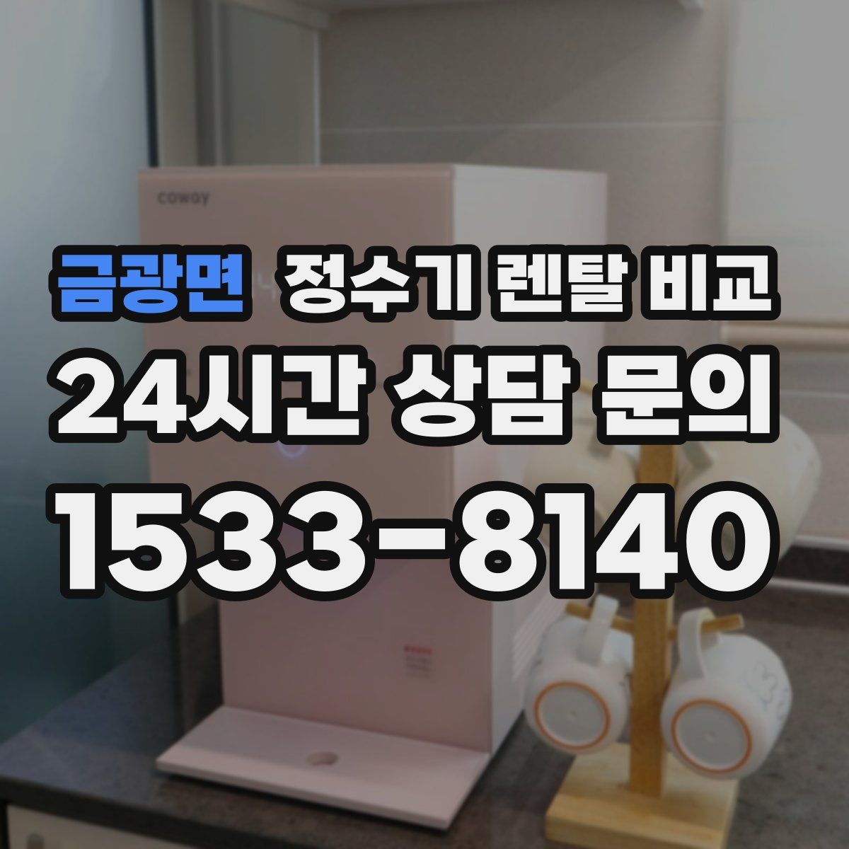 금광면 정수기 렌탈 비교