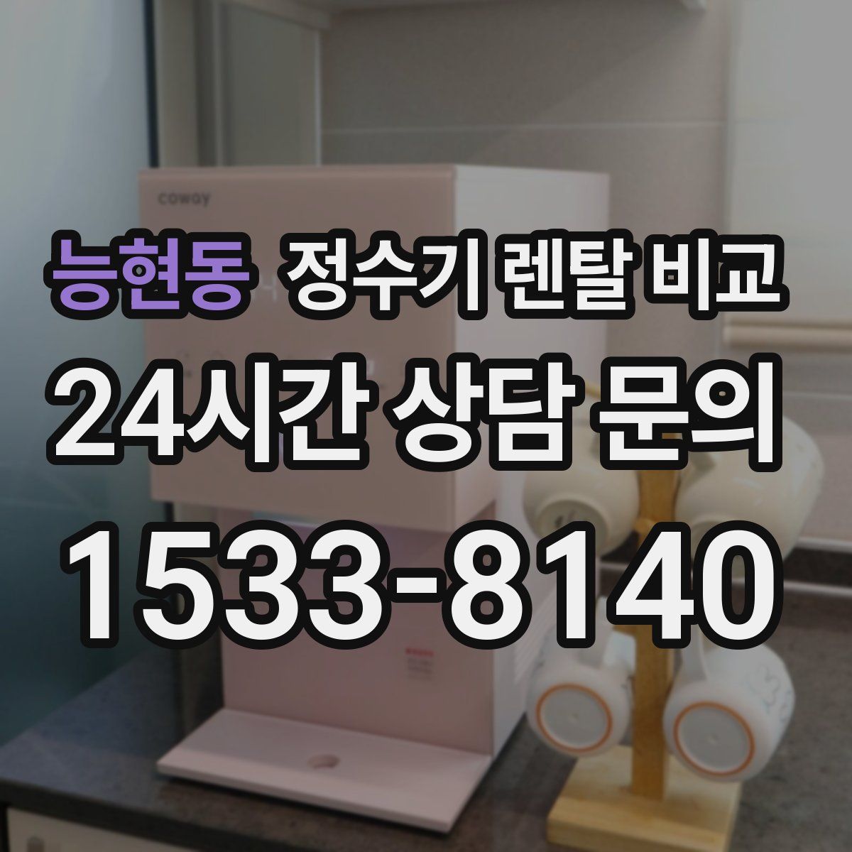 능현동 정수기 렌탈 비교