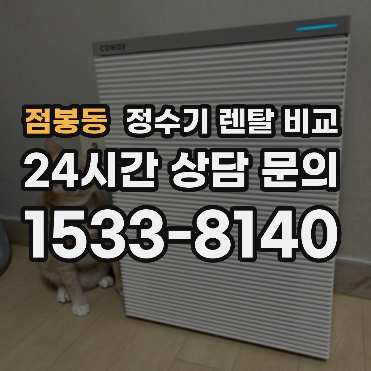 점봉동 정수기 렌탈 비교