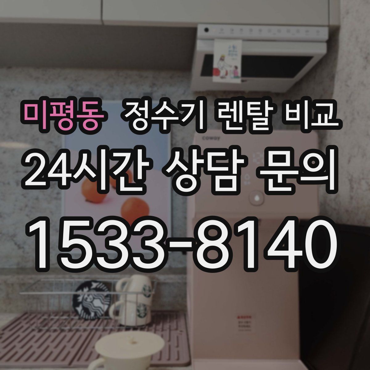 미평동 정수기 렌탈 비교