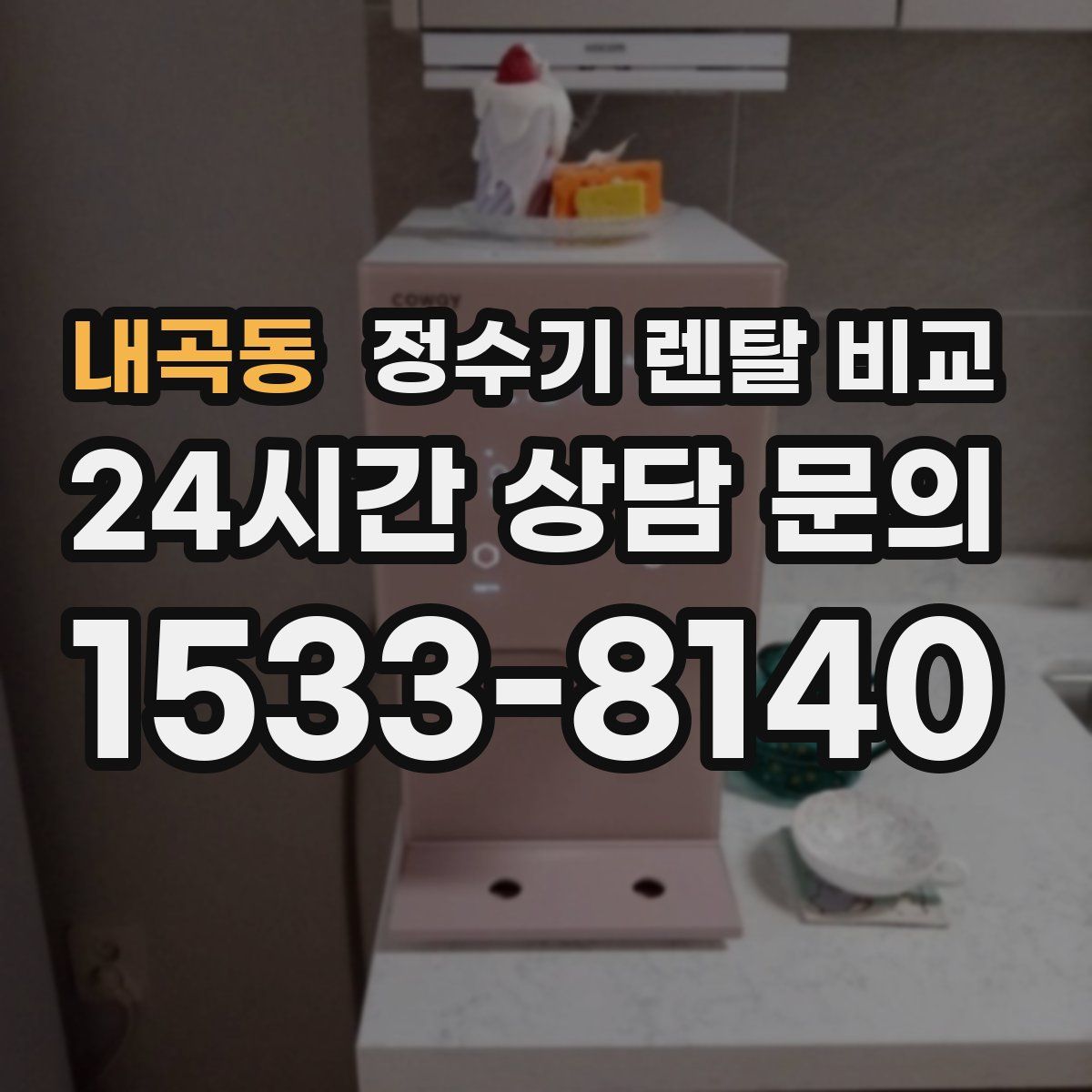 내곡동 정수기 렌탈 비교